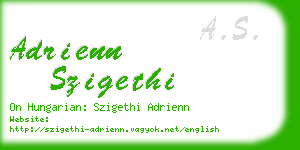 adrienn szigethi business card